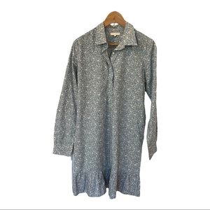 Cotton Ruffle Hem Ann Mashburn Dress